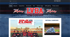 Desktop Screenshot of lvbaseballacademy.com